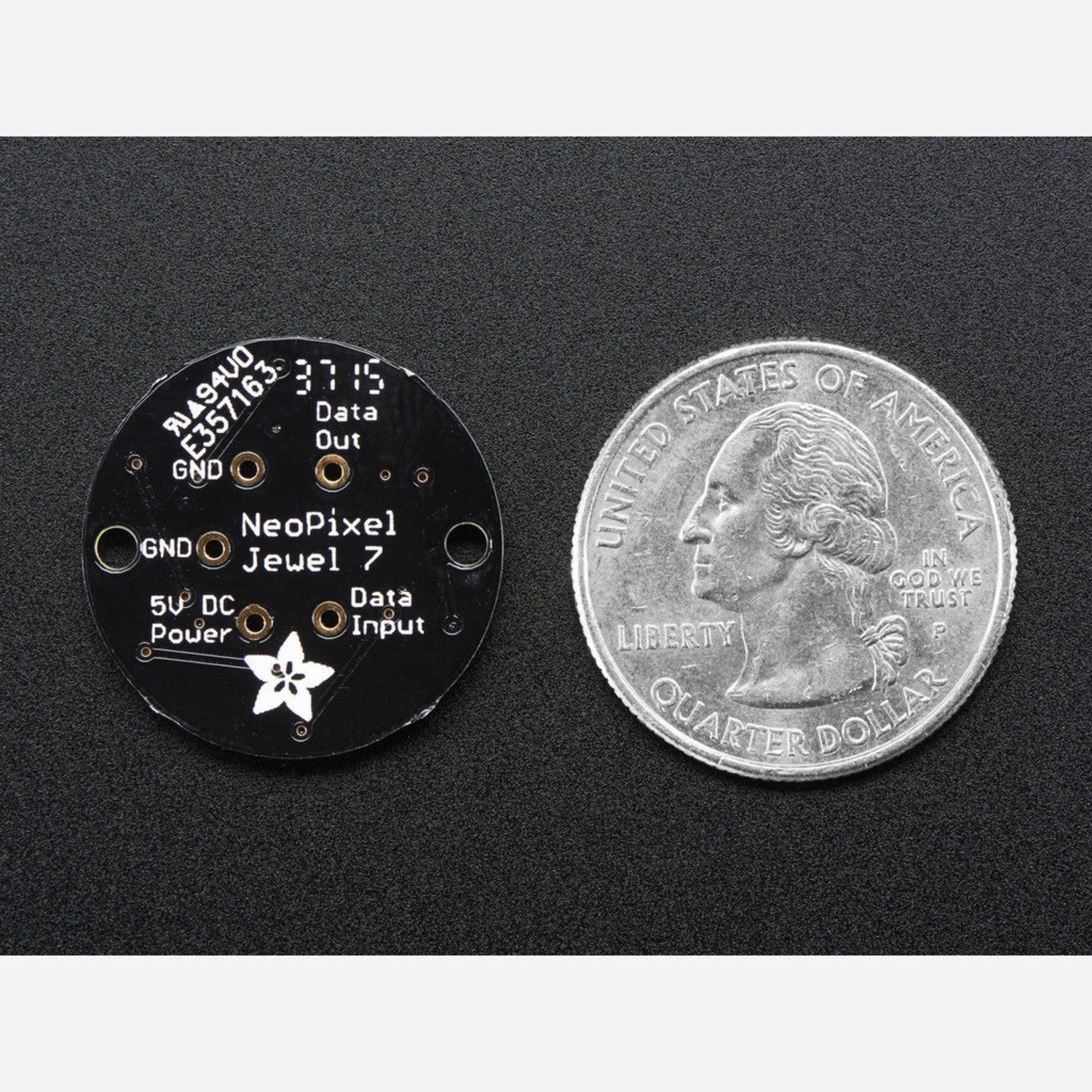 NeoPixel Jewel - 7pcs 5050 RGBW LEDs with Integrated Drivers, Cool White ~6000K