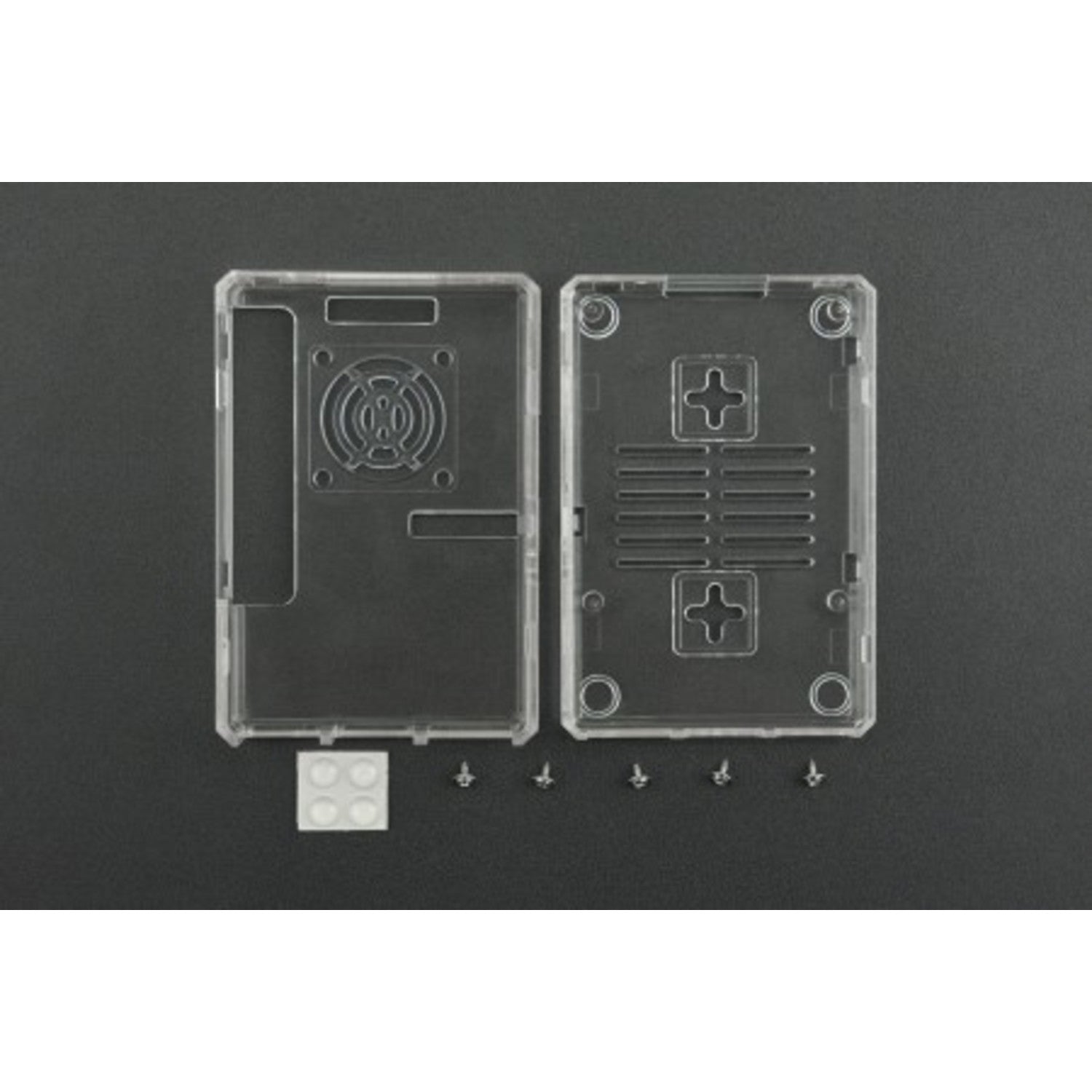 High - Quality ABS Transparent Protective Enclosure Case Suitable for Raspberry Pi B+, 2B, 3B, and 3B+ Models