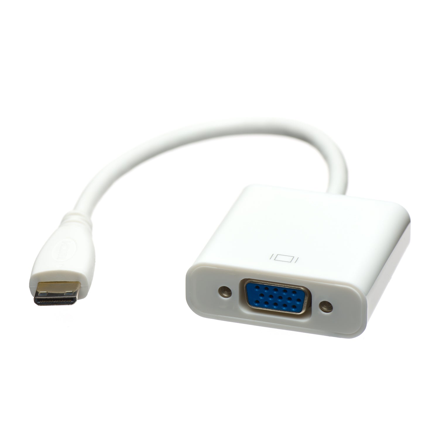 Compact MINI HDMI to VGA Video Converter Adapter Ideal for Raspberry Pi Zero and Zero W