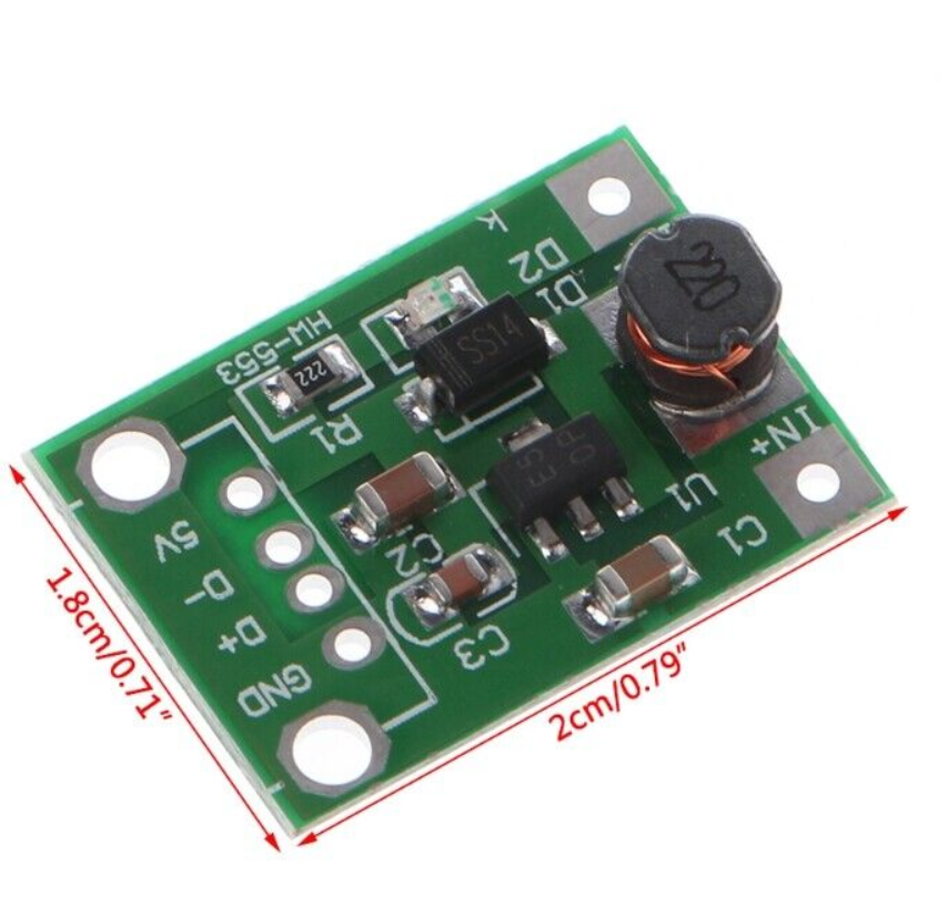 Miniature DC-DC Voltage Conversion Module for Efficient Power Supply Boosting