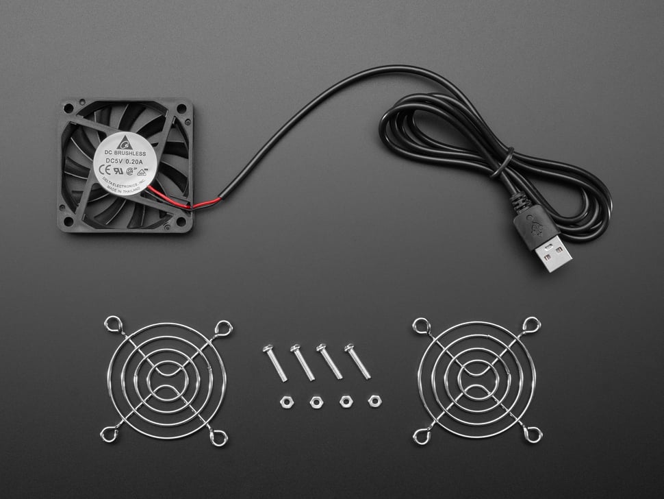 6 cm 5V Square USB Cooling Fan for Electronic Devices