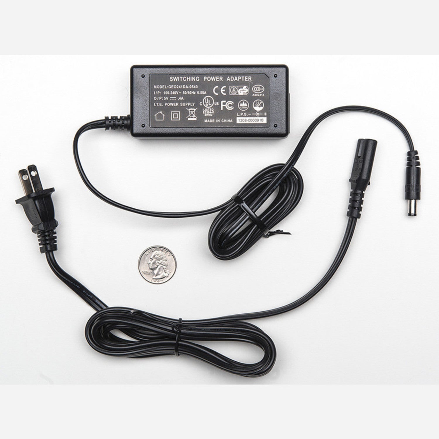 UL Listed 5V 4A (4000mA) Switching Power Supply for Diverse Devices