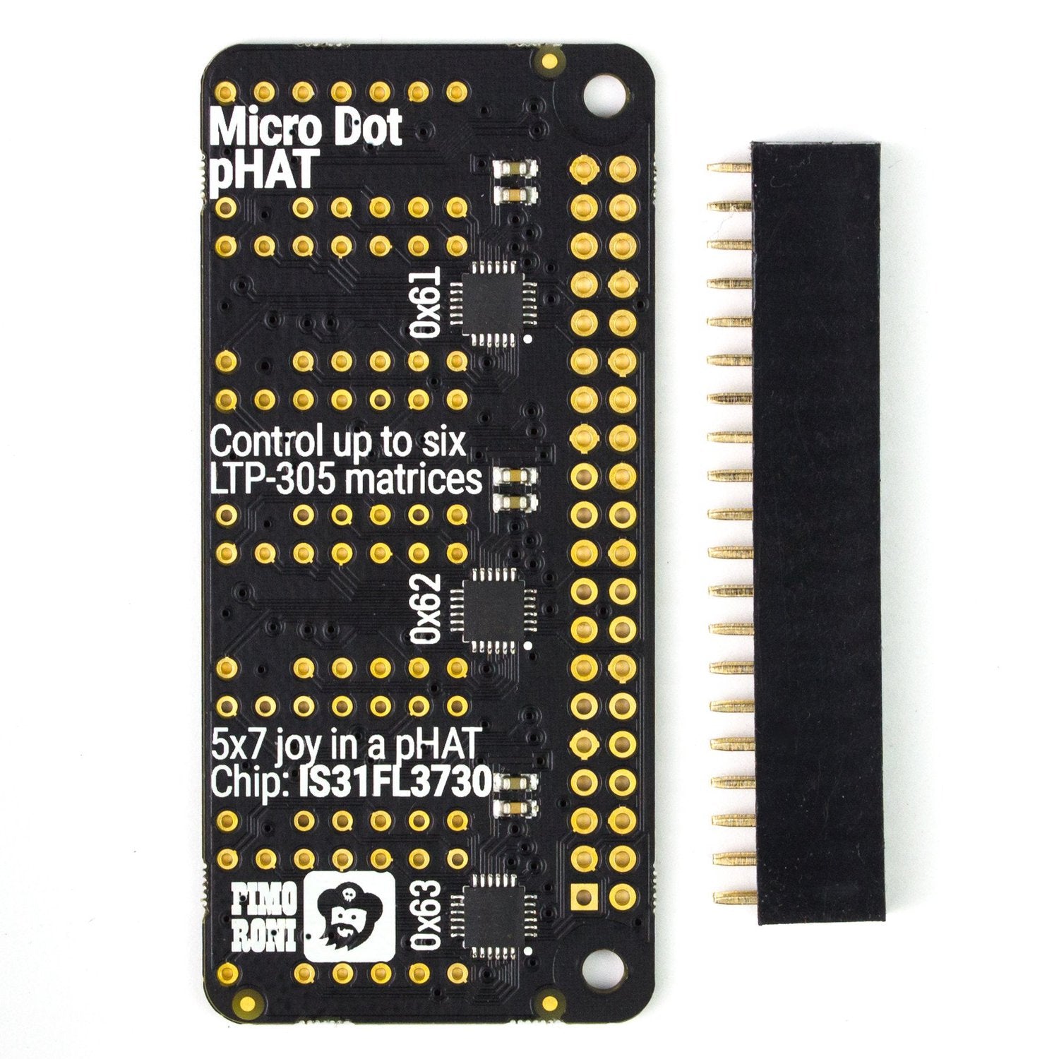 Red Micro Dot pHAT - Complete Kit for Retro Displays