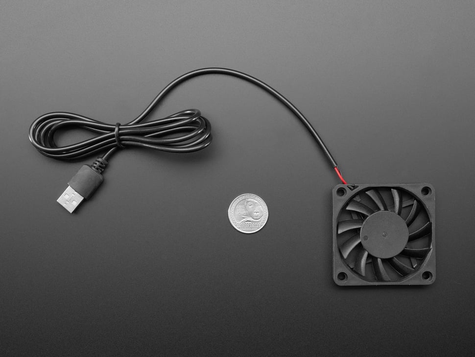 6 cm 5V Square USB Cooling Fan for Electronic Devices