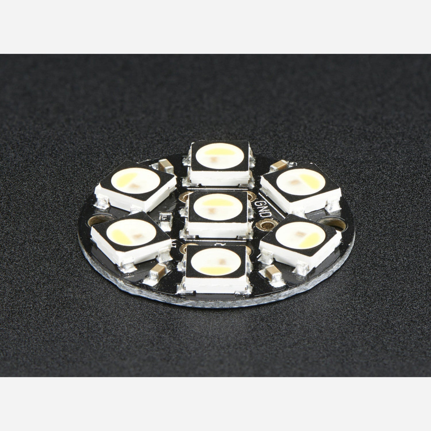 NeoPixel Jewel - 7pcs 5050 RGBW LED with Integrated Drivers, Warm White ~3000K