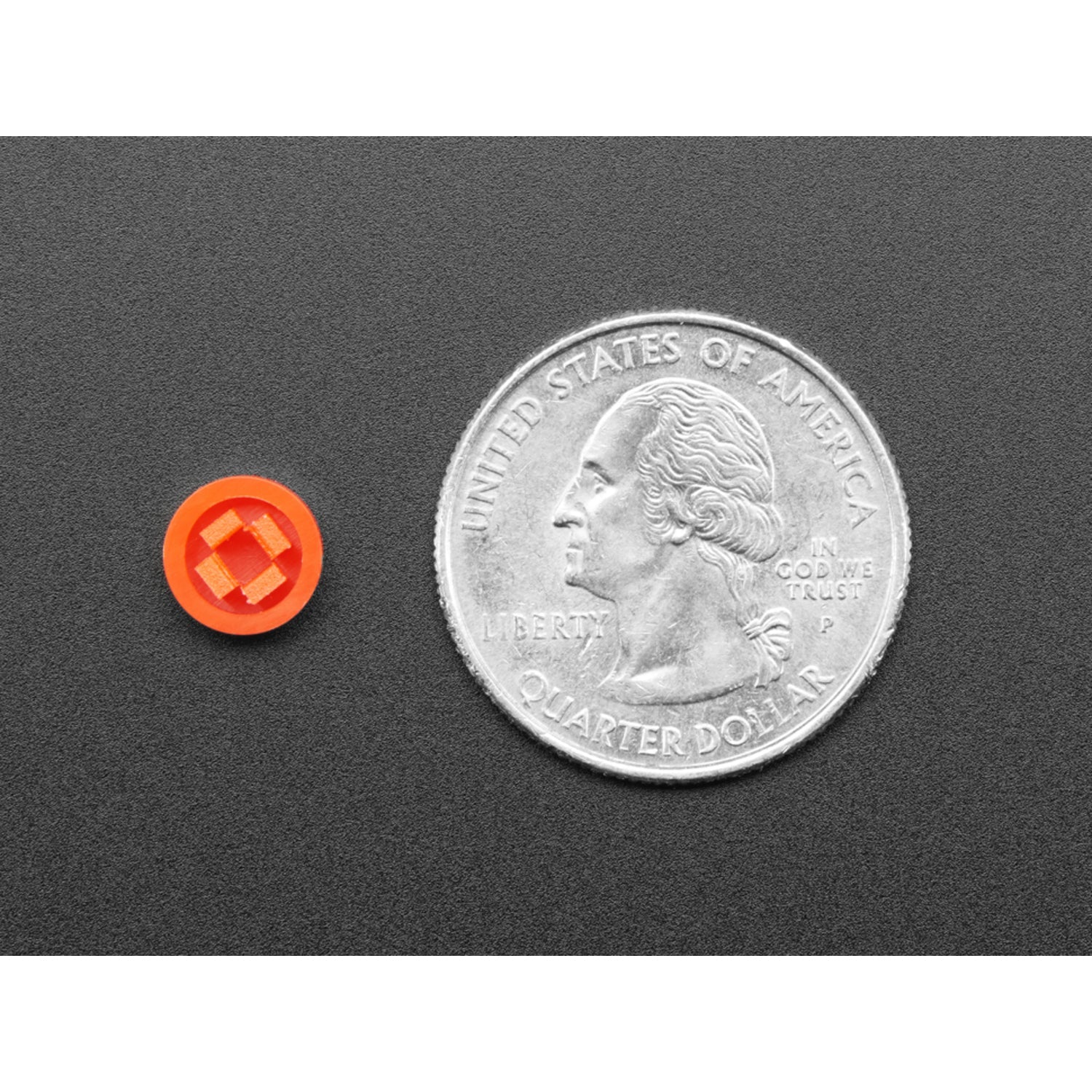 10-pack Plastic Button Caps for Square Top Tactile Switches with 8mm Diameter