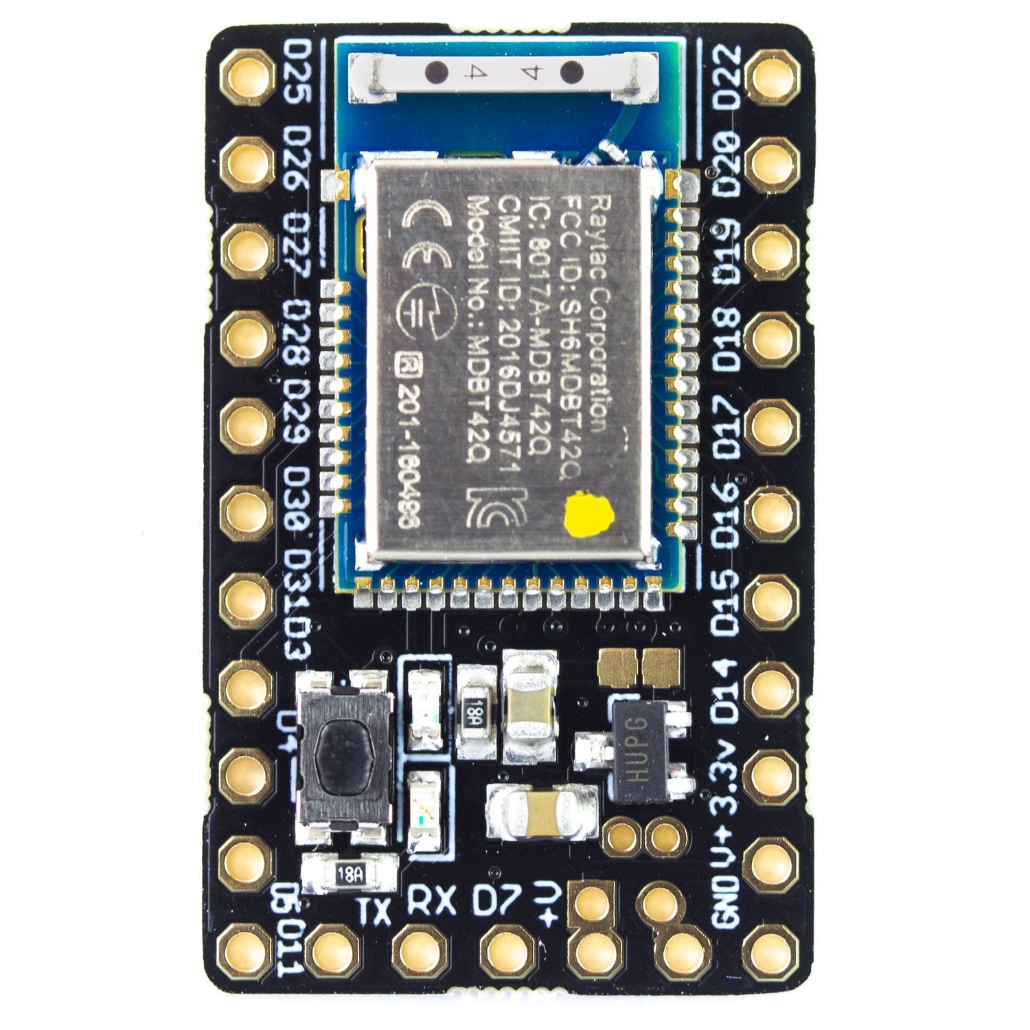 Espruino-Preprogrammed MDBT42Q Breakout Board with Bluetooth LE