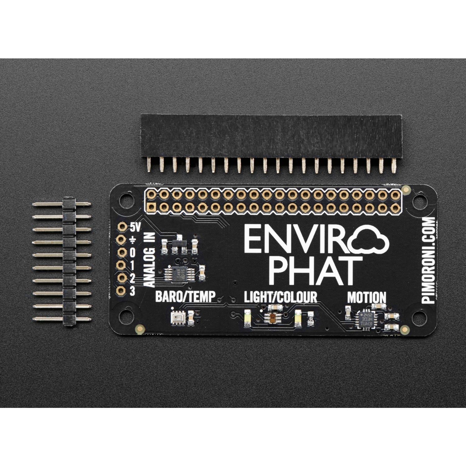 Pimoroni Enviro pHAT: All-in-One Sensor Pack for Raspberry Pi Zero