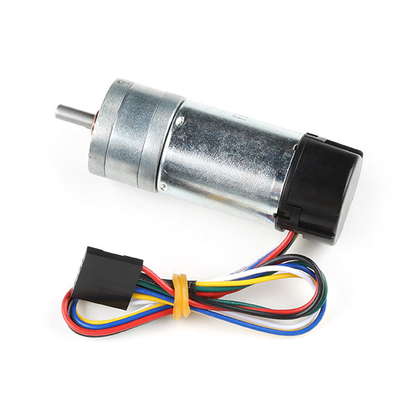 12V Metal Gearmotor with 9.7:1 Gear Ratio and Integrated 48 CPR Quadrature Encoder