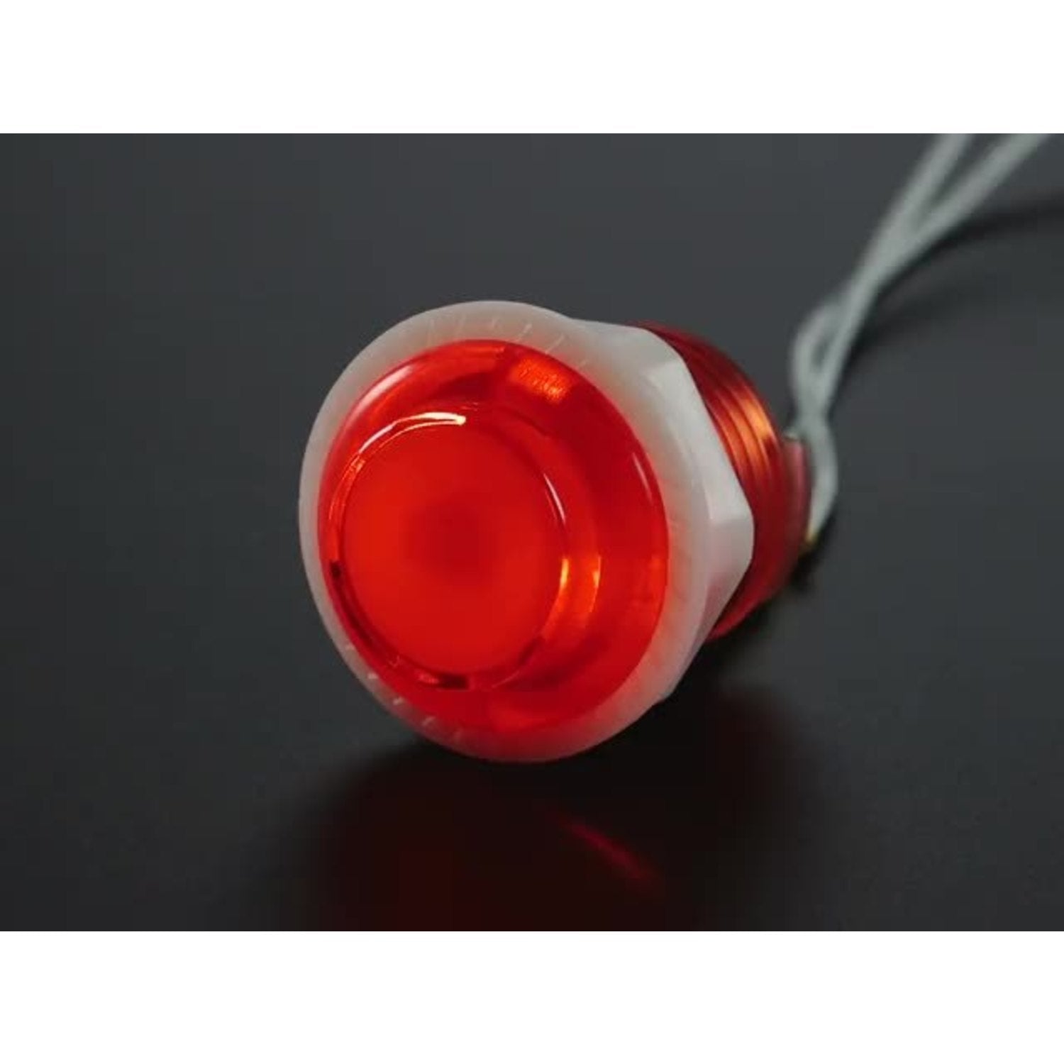 24mm Translucent Clear Mini LED Arcade Buttons with Built - in Lights