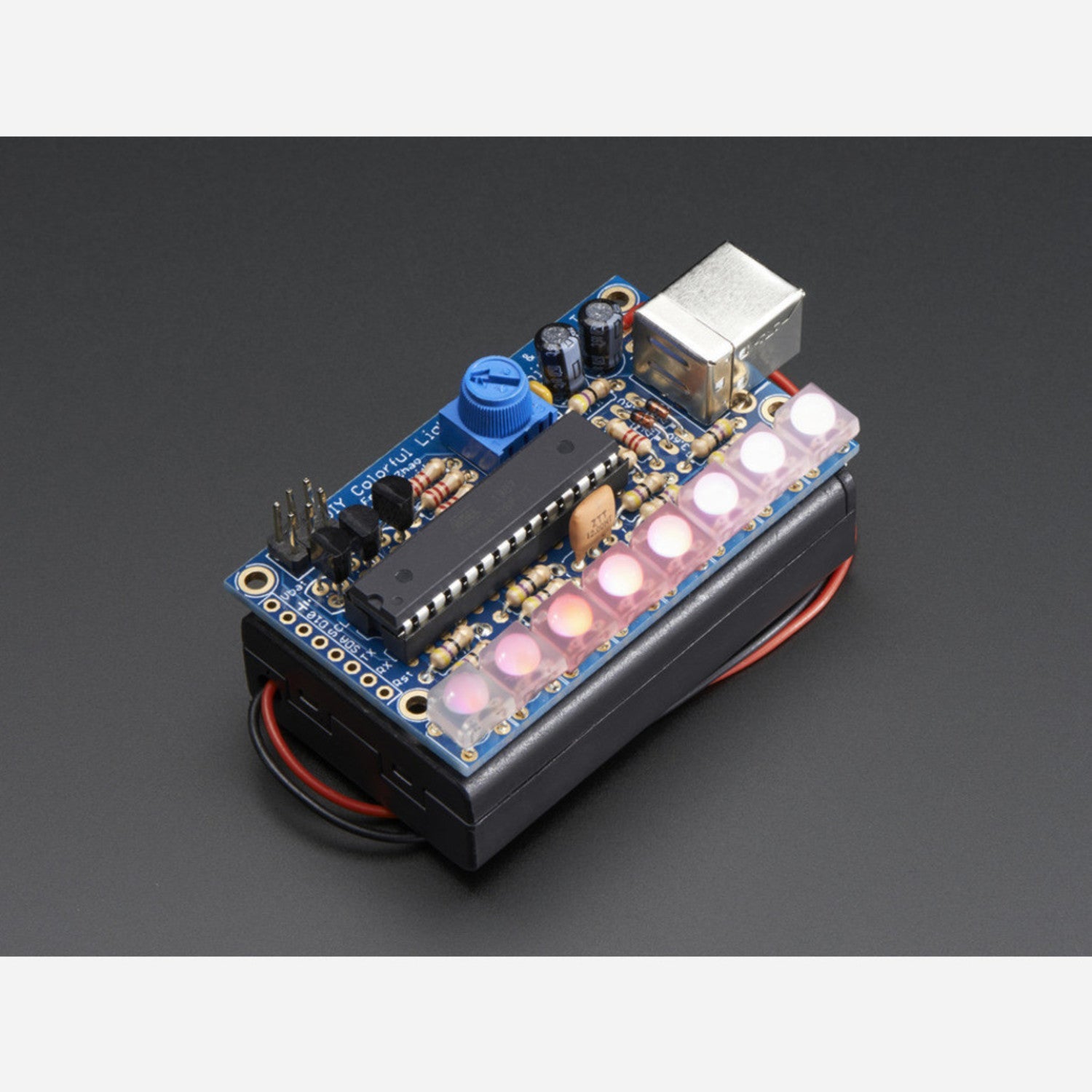 DIY Full-Color MiniPOV 4 Kit for Vision Persistence and Light Painting [v4.0]