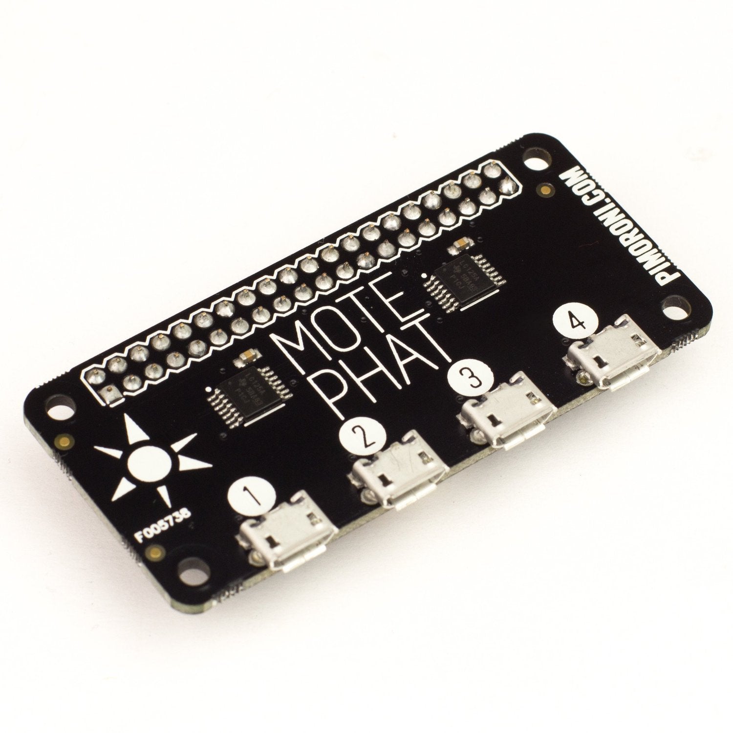 Compact Mote pHAT for Raspberry Pi Lighting Control