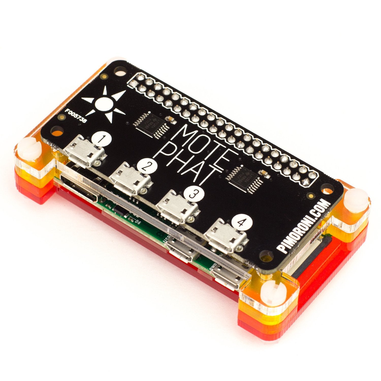 Compact Mote pHAT for Raspberry Pi Lighting Control