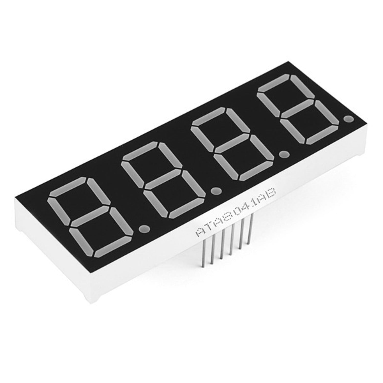 20mm Yellow 7-Segment 4-Digit Display - Ideal for Distance Viewing
