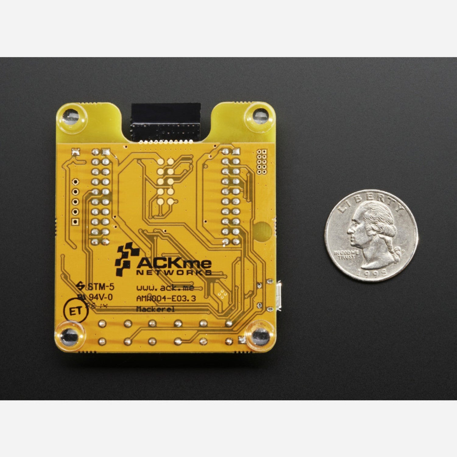 ACKme WiConnect WiFi Module - High - Performance Mackerel Evaluation Board for WiFi Connectivity Testing