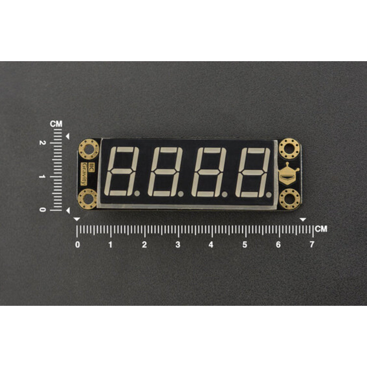 Red 4-Digit Digital LED Segment Display Module for Gravity Applications