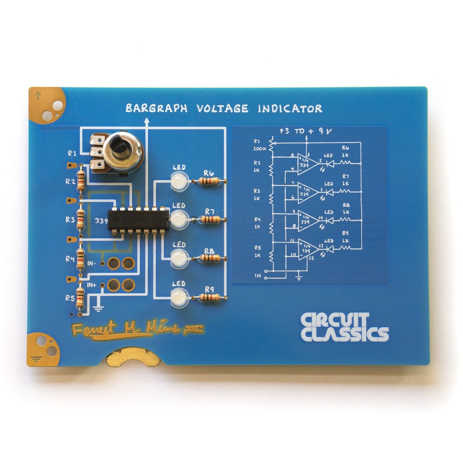 Classic Electronic Circuit: Bargraph Voltage Indicator for Electronic Enthusiasts