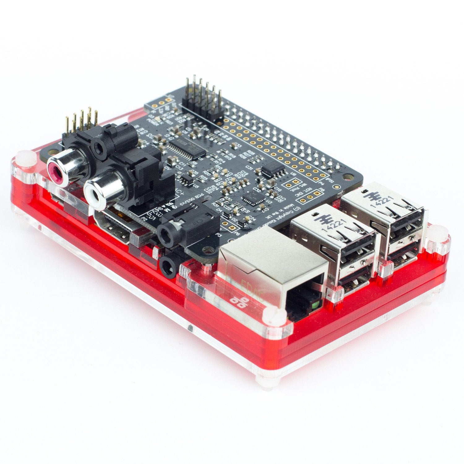 IQaudIO Pi - DAC+ High - Performance Audio Card for Raspberry Pi