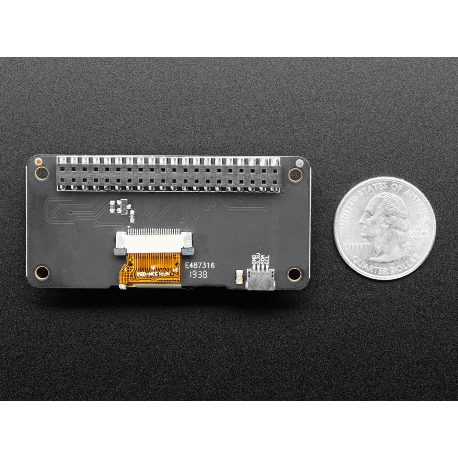Adafruit 1.3-Inch Color TFT Display Bonnet Accessory with Joystick for Raspberry Pi Computers - 240x240 Color IPS TFT Display Add - on