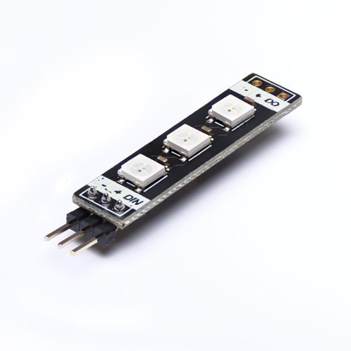 Little Bird Macaw RGB LED Rainbow Board with 3 Programmable WS2812B LEDs