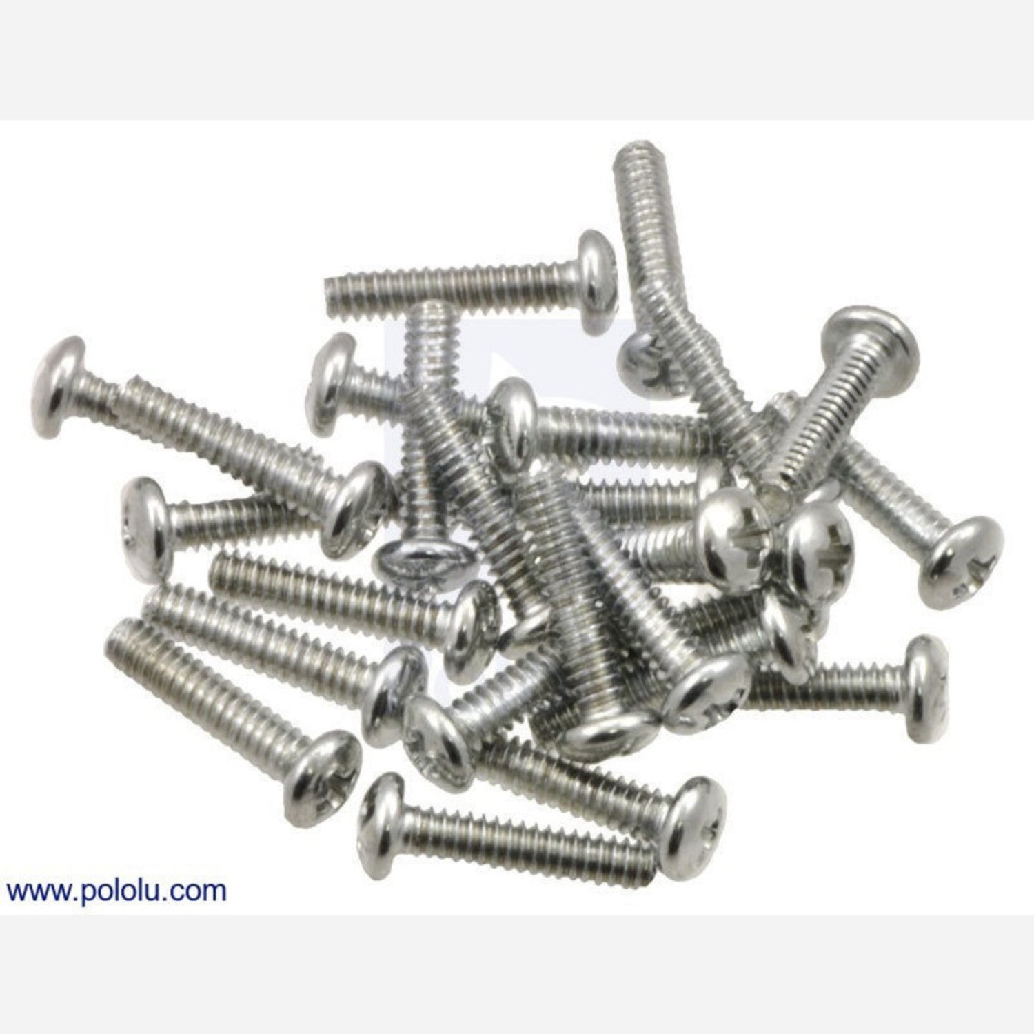 25-Piece Pack of #4-40, 1/2-Inch Length Phillips Machine Screws