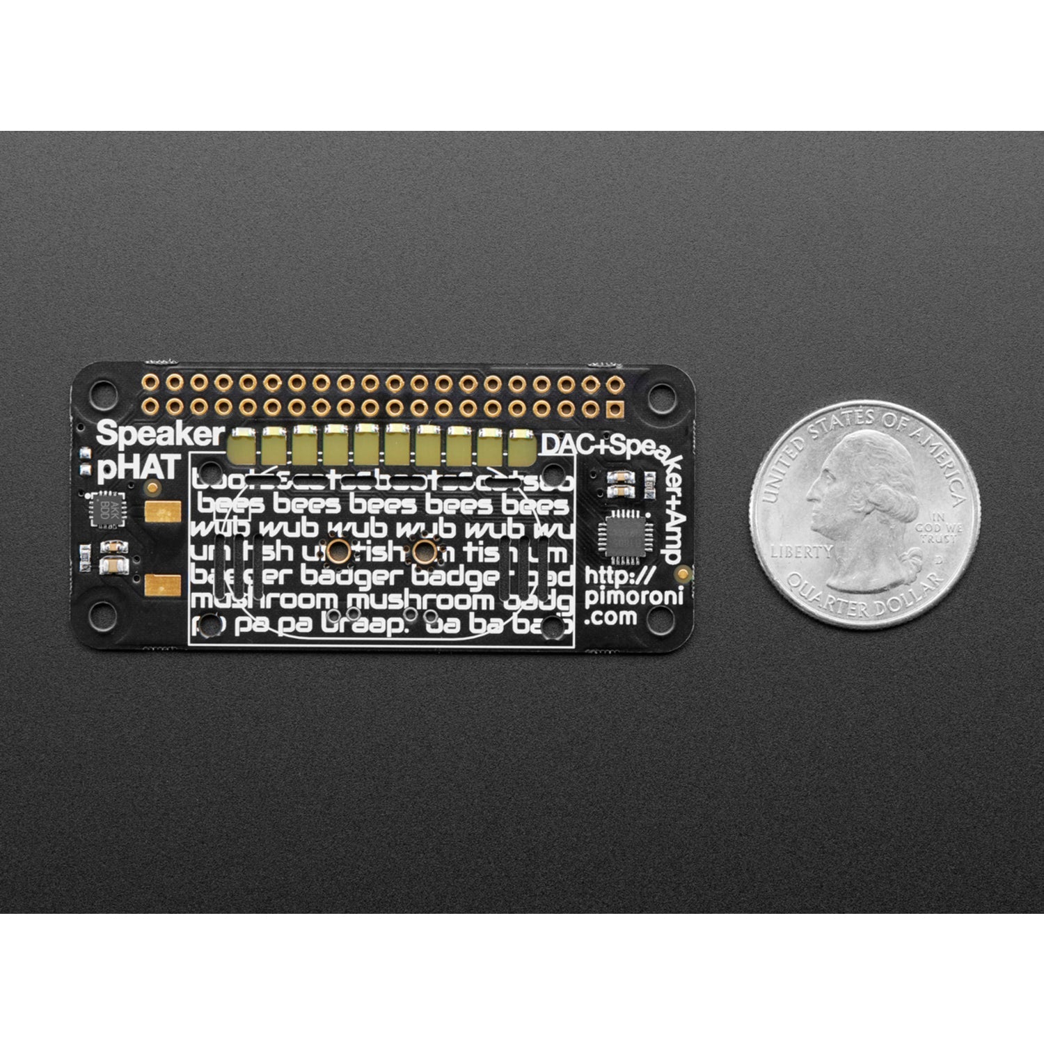 Pimoroni Speaker pHAT Accessory Kit for Raspberry Pi Zero - Ideal Audio Add - on