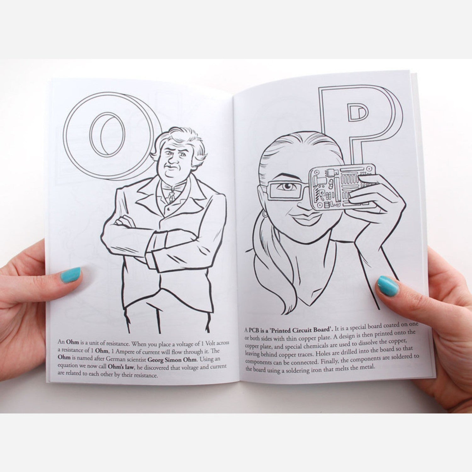 Ladyada's Electronics Coloring Book - A Fun Learning Adventure