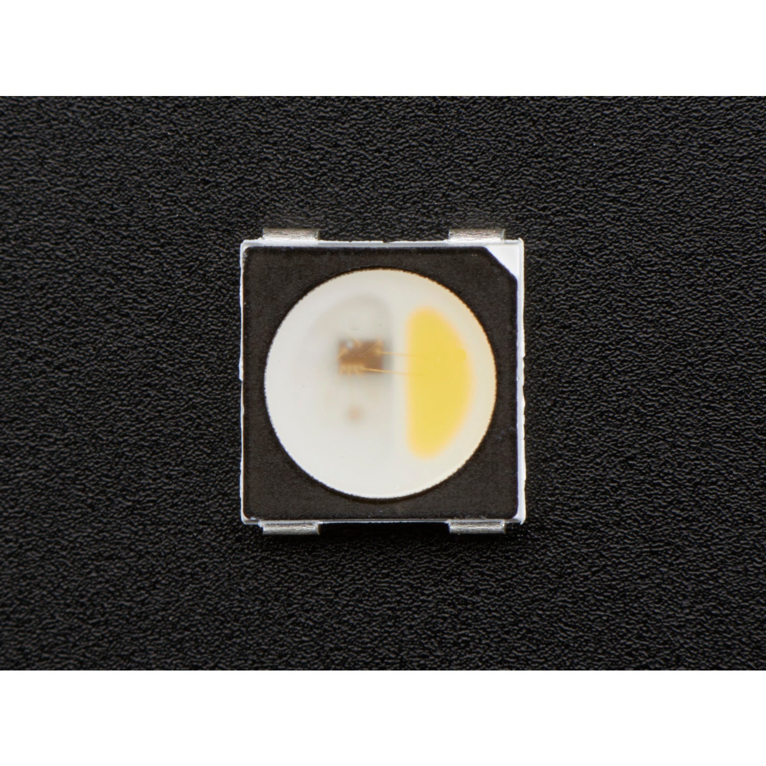10-Pack NeoPixel RGBW LEDs with Integrated Driver - Black Casing, ~4500K Natural White