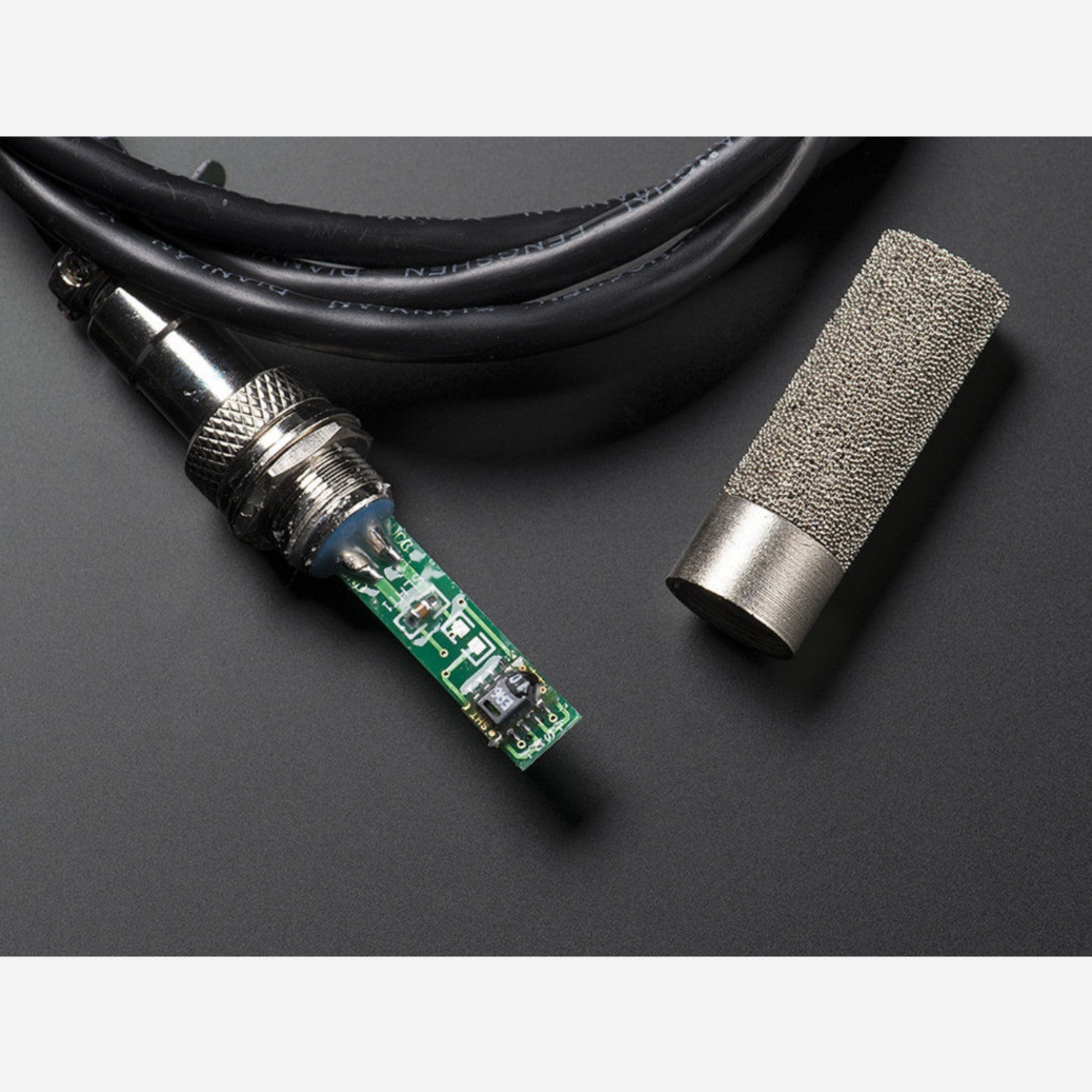 Weatherproof Mesh-Protected SHT10 Temperature and Humidity Sensor