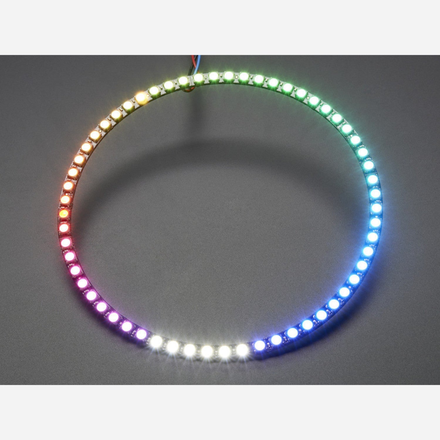 NeoPixel 1/4 60 Ring - 5050 RGBW LED with Integrated Drivers (Cool White ~6000K)