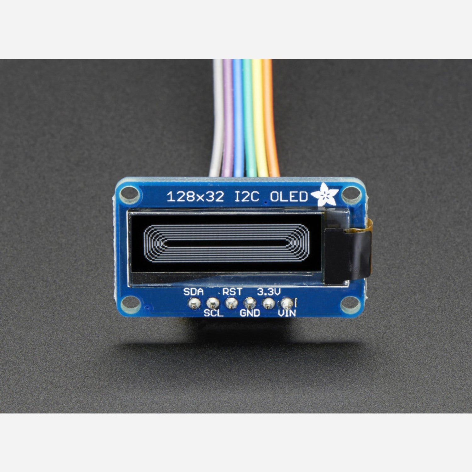 Miniature Monochrome 128x32 I2C Interface OLED Graphic Display Module