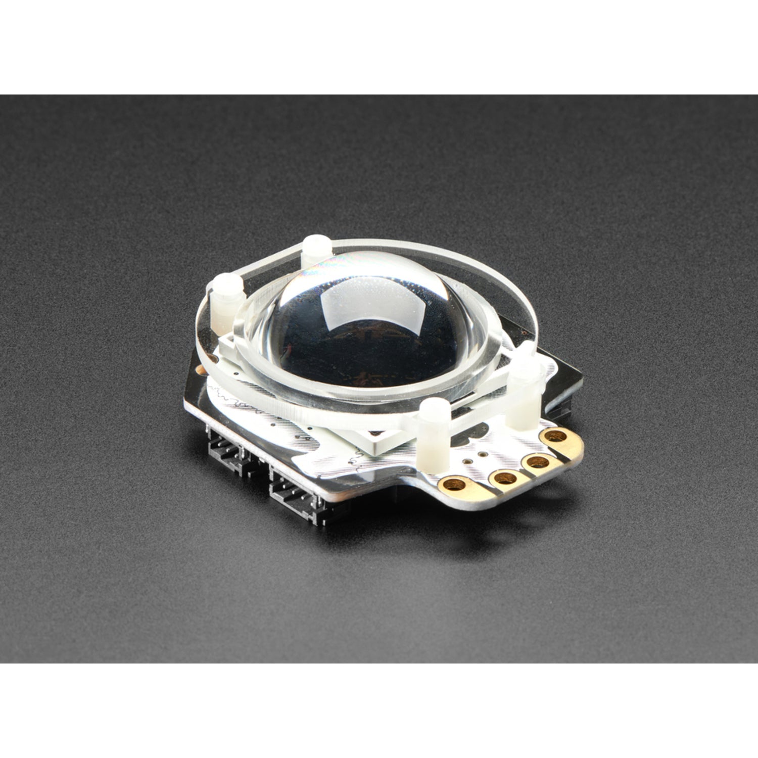 Laser - Cut Clear Acrylic Lens Holder & Hardware Kit for HalloWing