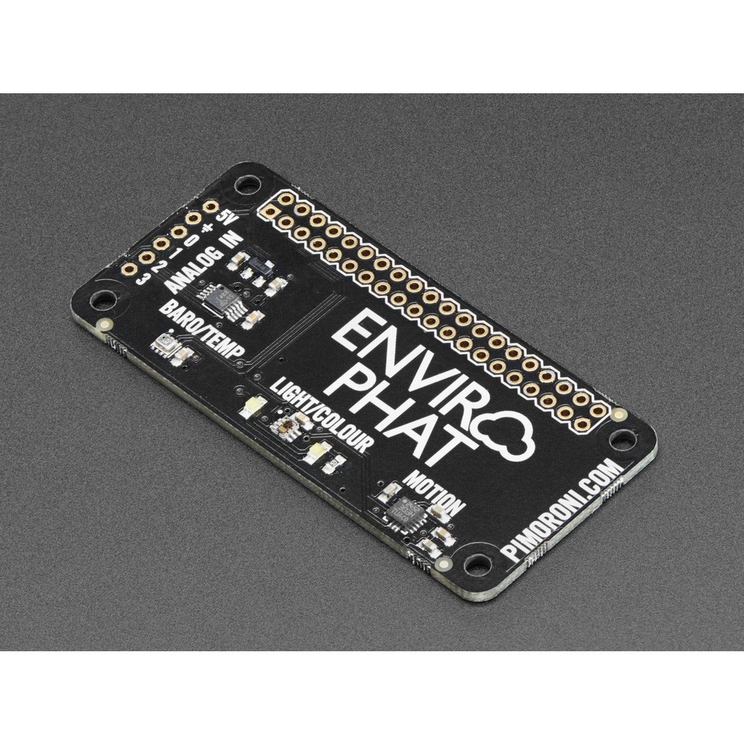 Pimoroni Enviro pHAT: All-in-One Sensor Pack for Raspberry Pi Zero