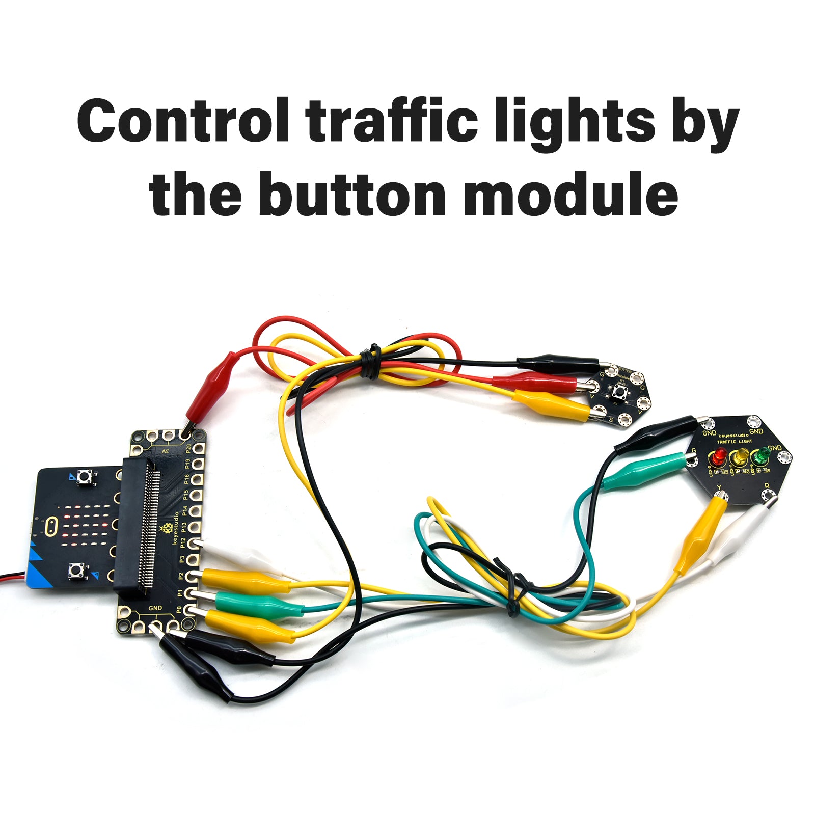 Keyestudio Micro:bit Honeycomb Smart and Programmable Wearable E-Textile Kit