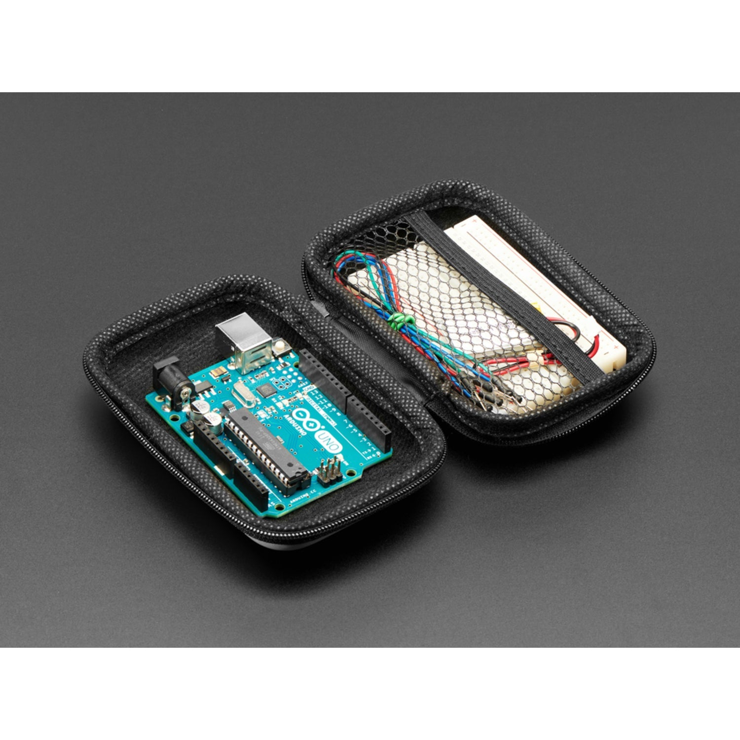Orange, Maker-Friendly Zipper Case Ideal for Carrying Electronics