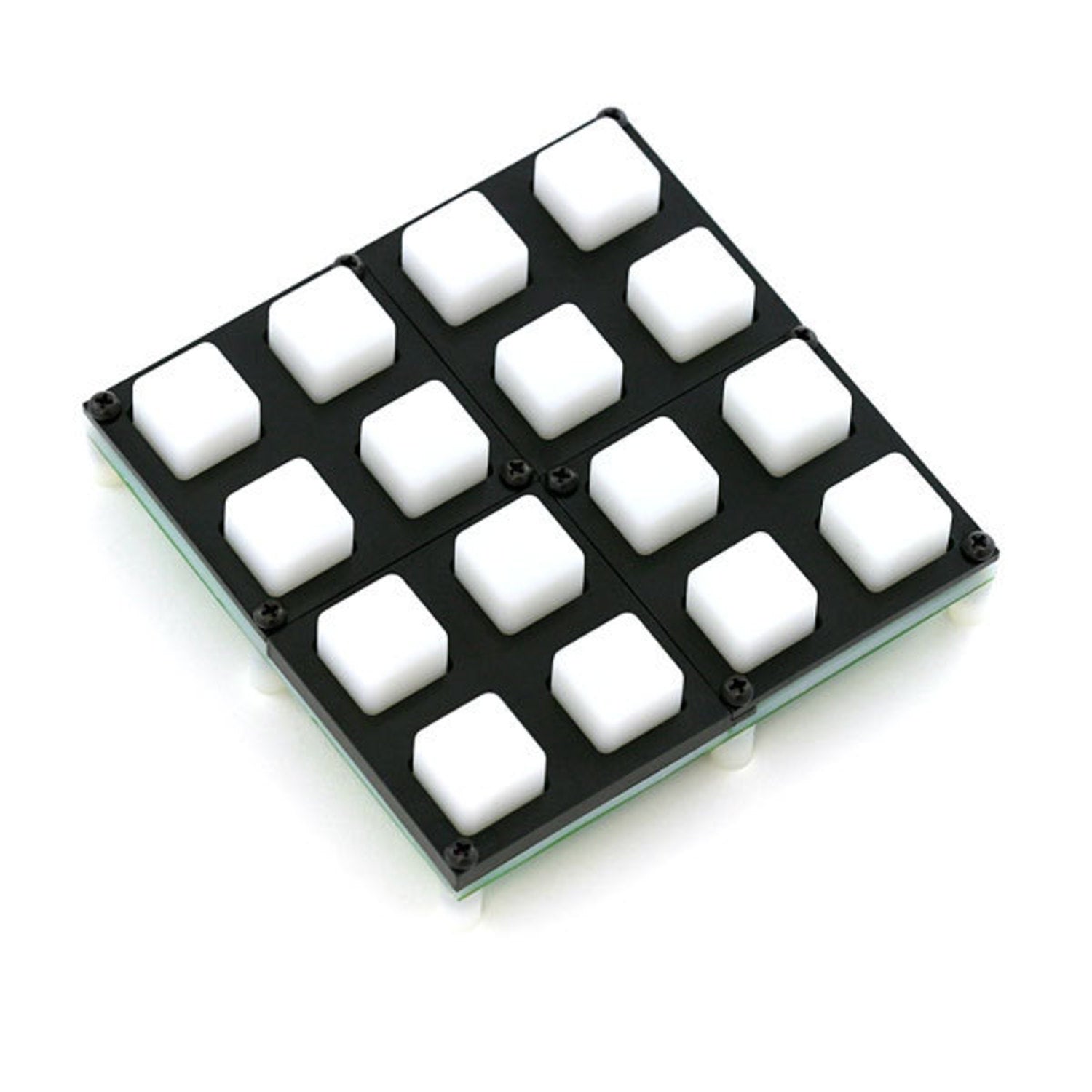 Custom 2x2 Black ABS Plastic Top Bezel for Button Pads