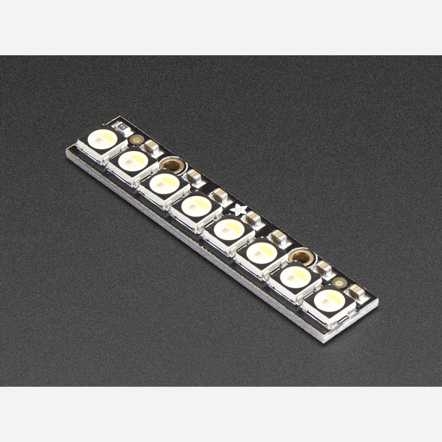 NeoPixel LED Stick - 8-Piece Set of 5050 RGBW LEDs with Warm White Light (~3000K) for Stunning Lighting Effects