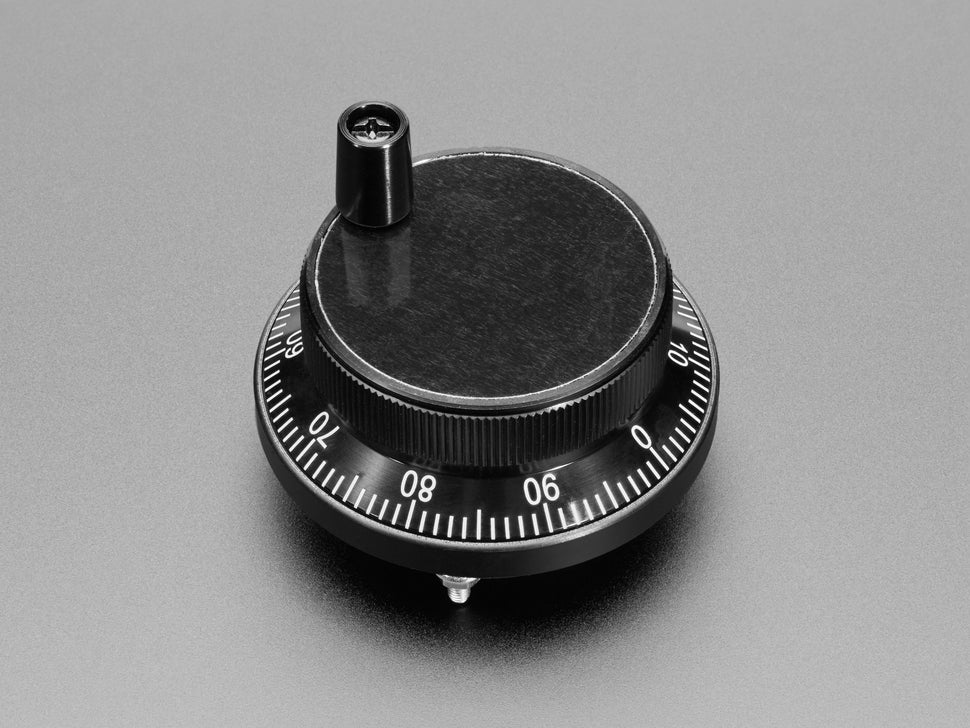 CNC Black Rotary Encoder with a Diameter of 60mm and 100 Pulses per Rotation