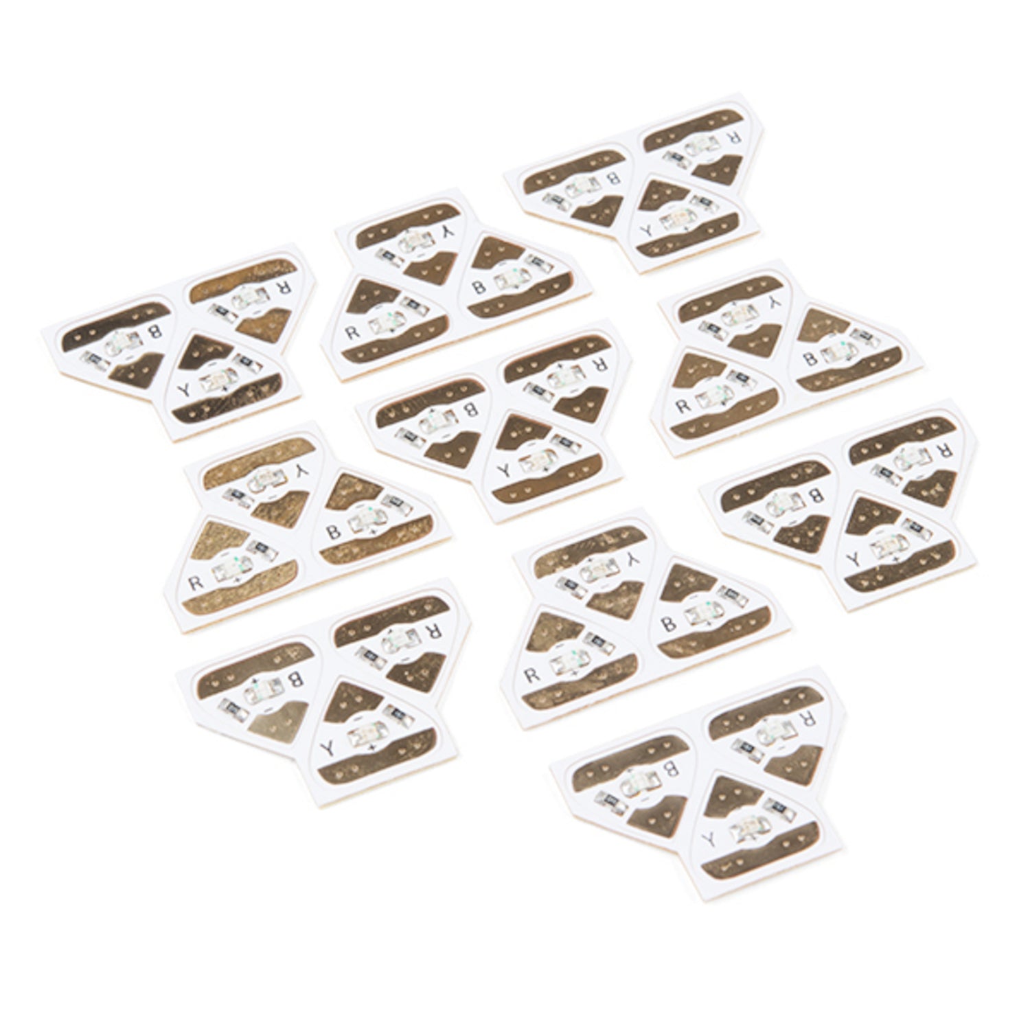 Chibitronics MegaPack of Red, Yellow, and Blue LED Circuit Stickers (30 Pieces)