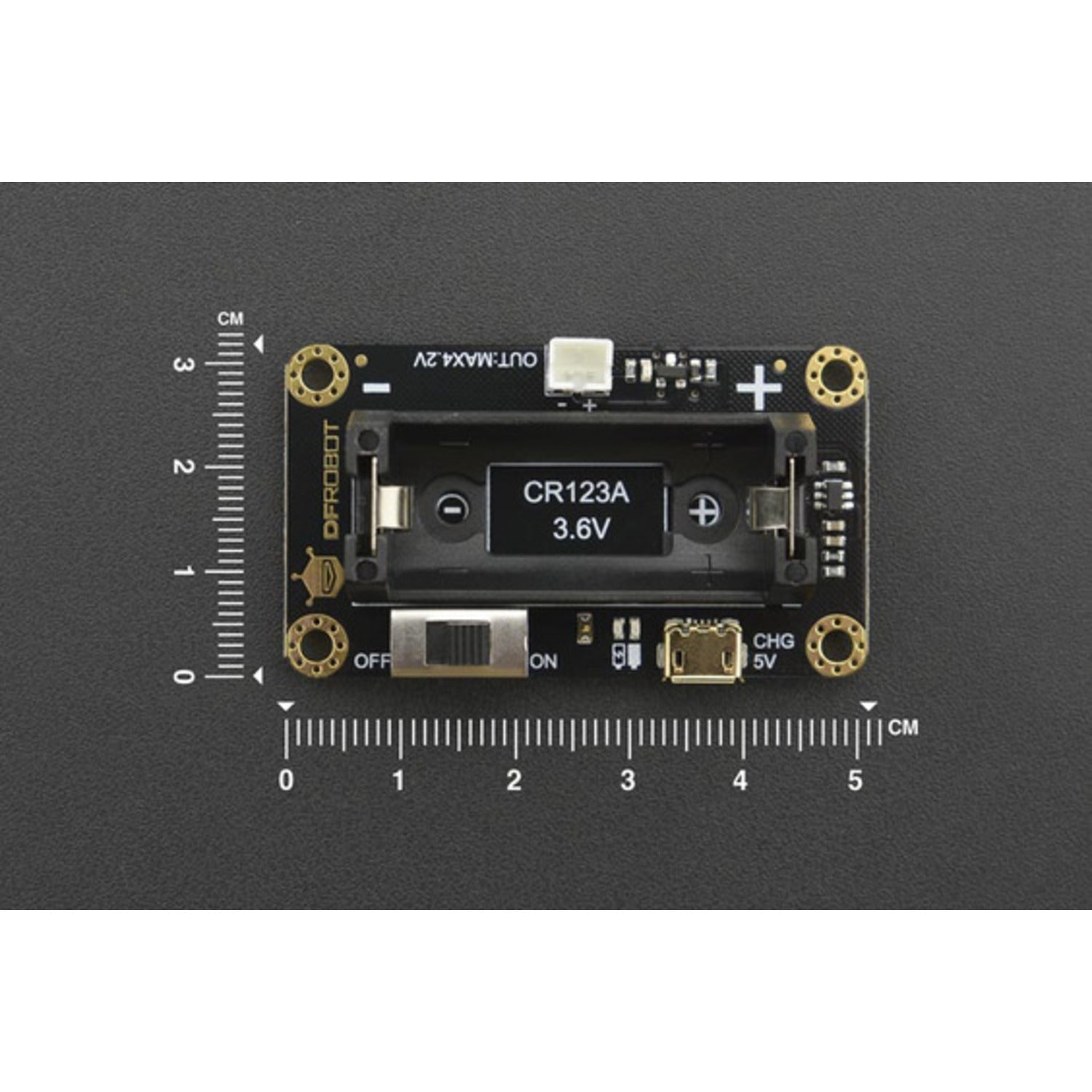 High - capacity CR123A Li - ion Battery Holder for micro:bit Maqueen Educational Robot