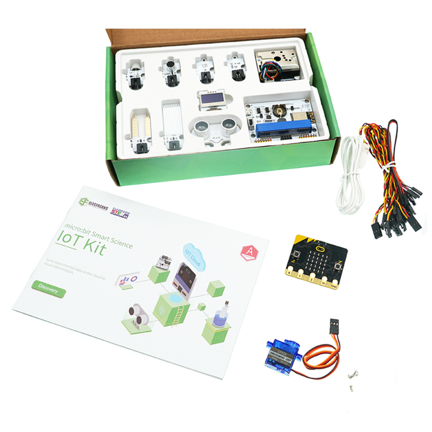 Micro:Bit Compatible Smart IoT Science Kit (Micro:Bit Not Included)