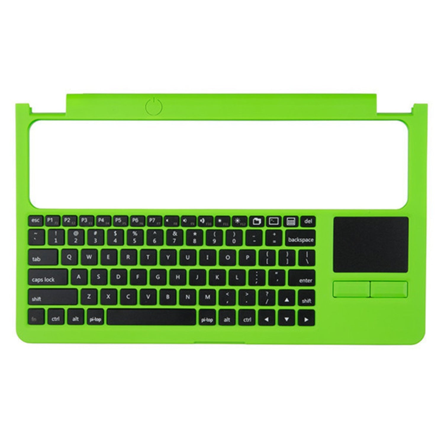 Green DIY Pi-Top Laptop for Coding Enthusiasts