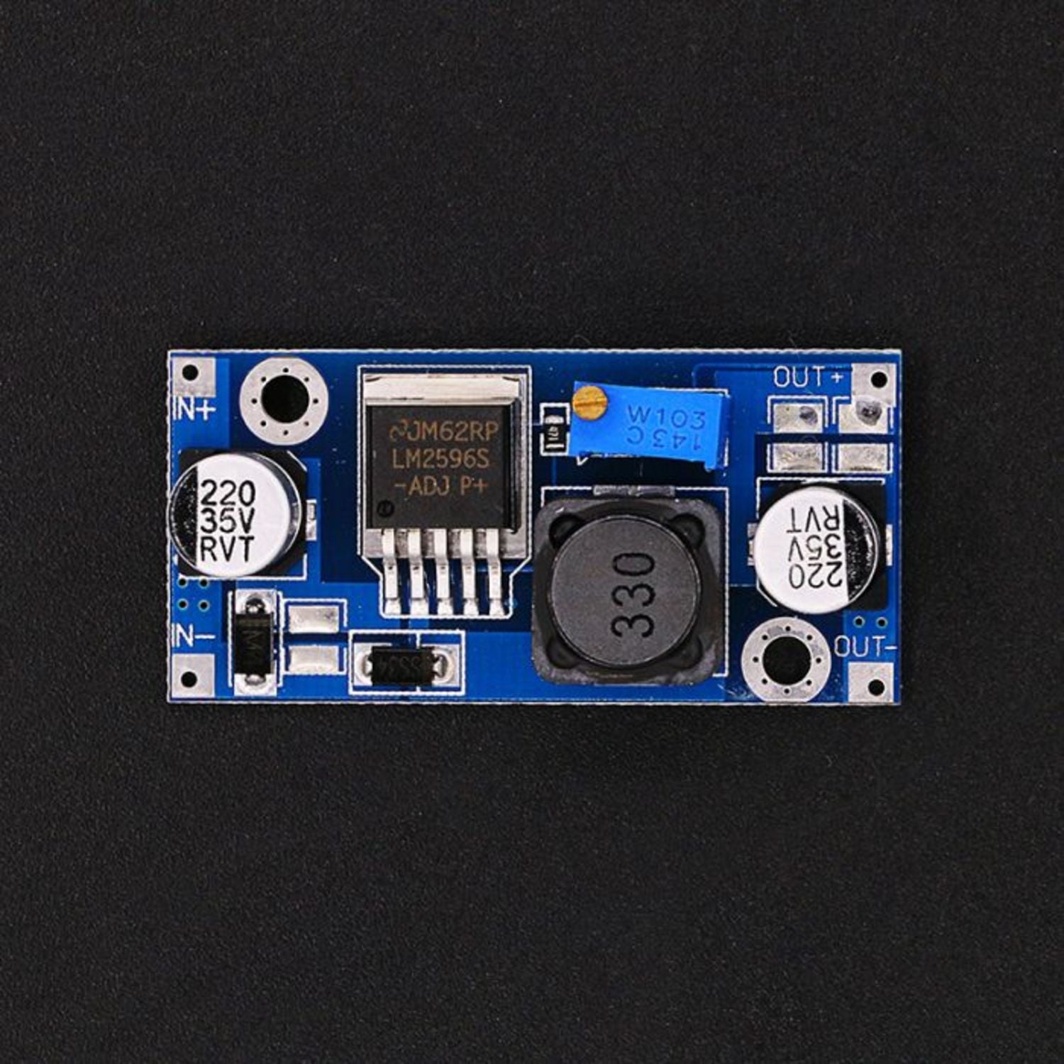 LM2596 DC to DC Step - Down Module: 3 - 40V Input, 1.5 - 35V Output, 3A Max