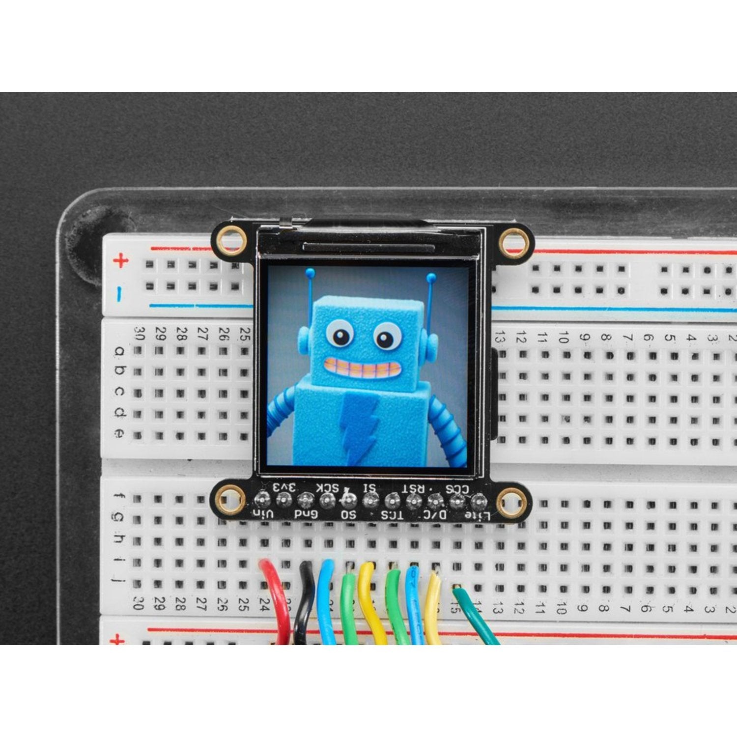 Adafruit 1.3-inch 240x240 High-Density Wide-Angle TFT LCD Display Module with MicroSD Slot - Powered by ST7789 Driver
