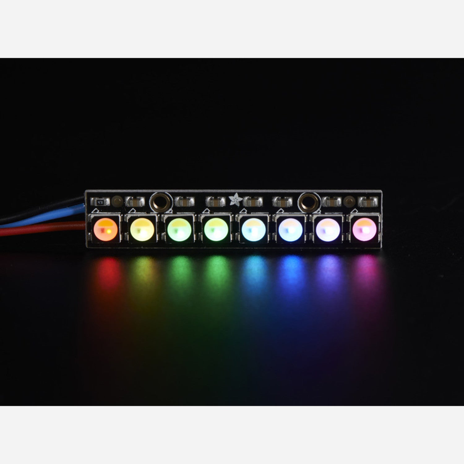 NeoPixel LED Stick - 8-Piece Set of 5050 RGBW LEDs with Warm White Light (~3000K) for Stunning Lighting Effects