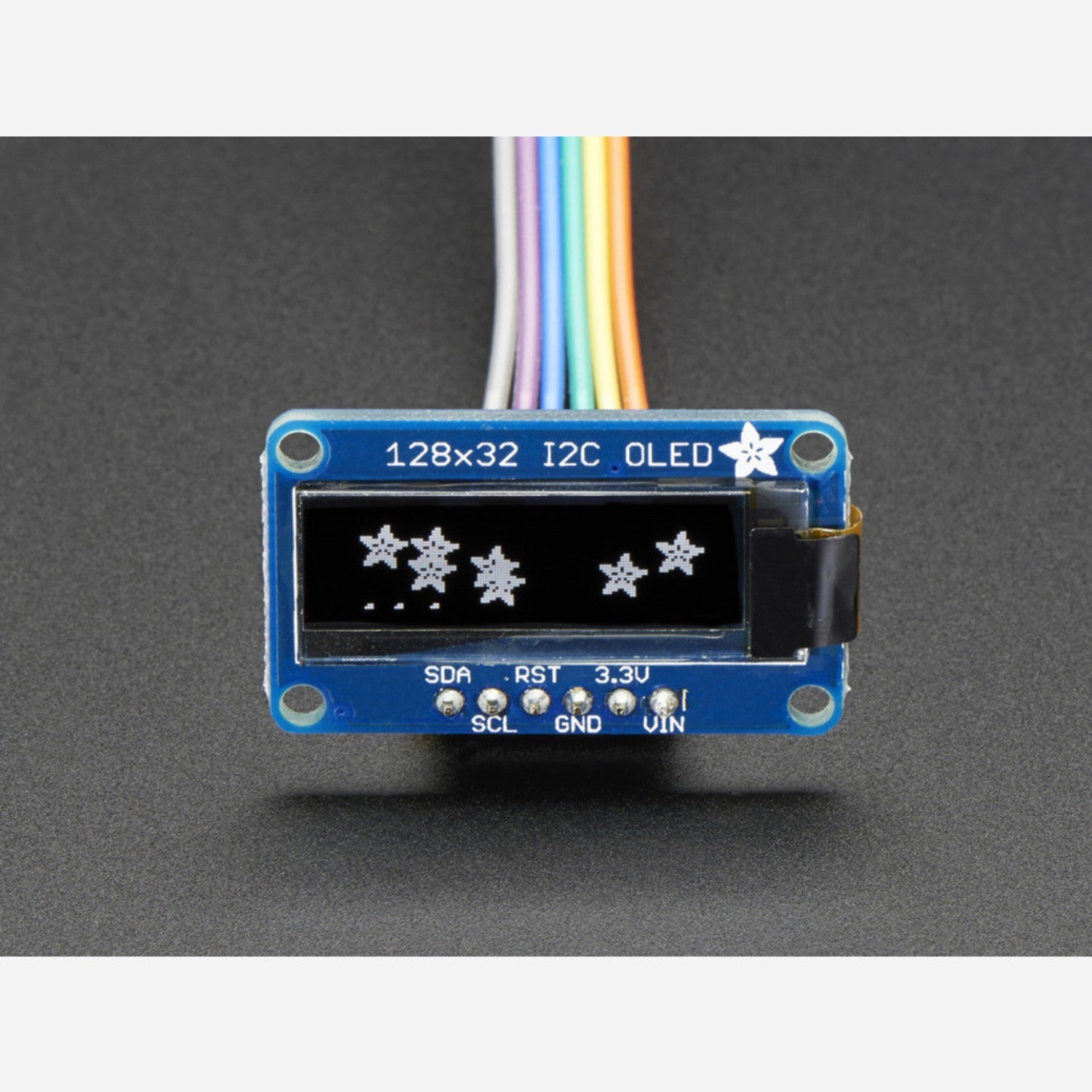 Miniature Monochrome 128x32 I2C Interface OLED Graphic Display Module