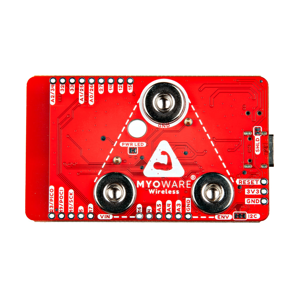 MyoWare 2.0 Wireless Shield for Muscle Sensor Data Transmission and Power Supply