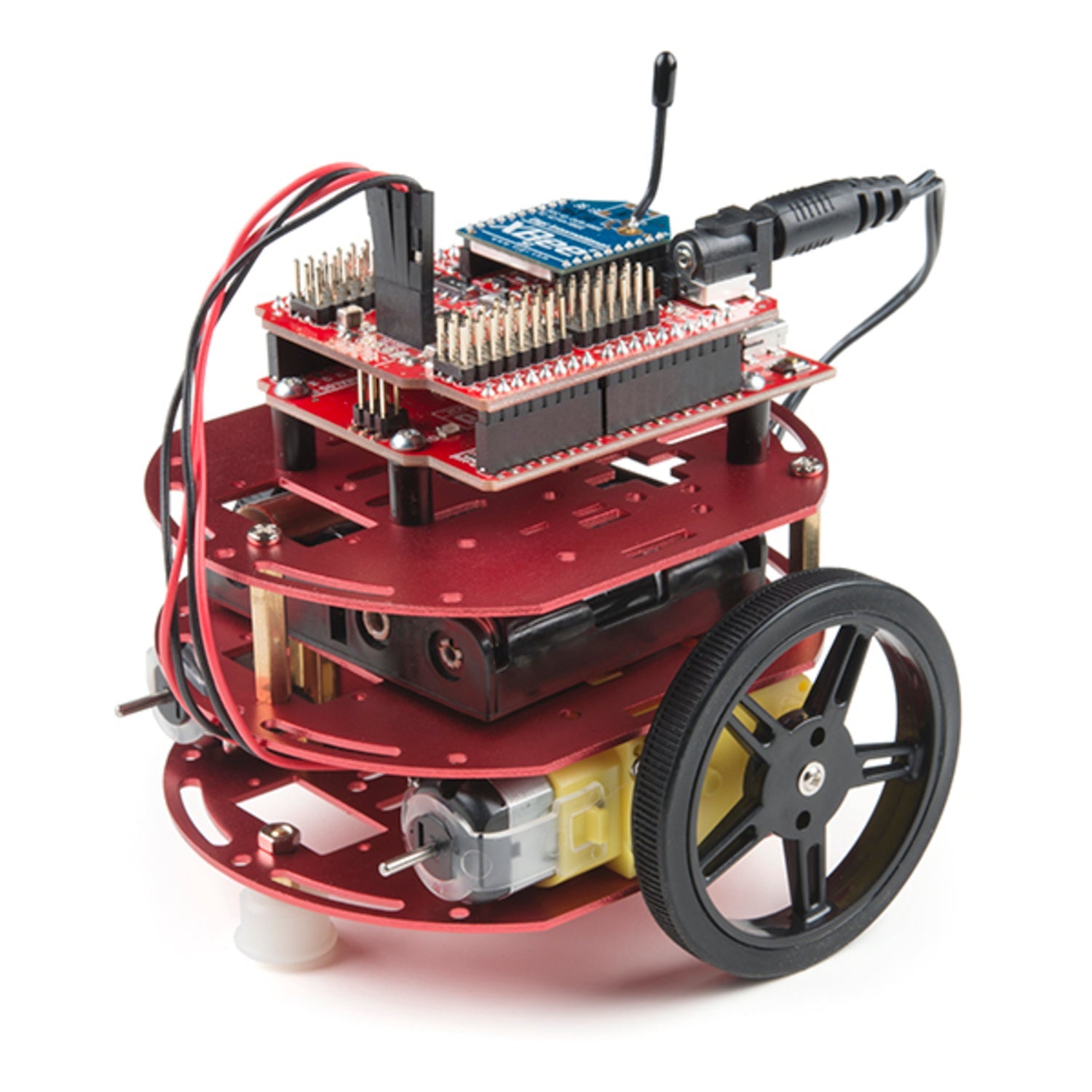 Three - Layered Circular Robotics Chassis Kit for Robotic Beginners and Experts
