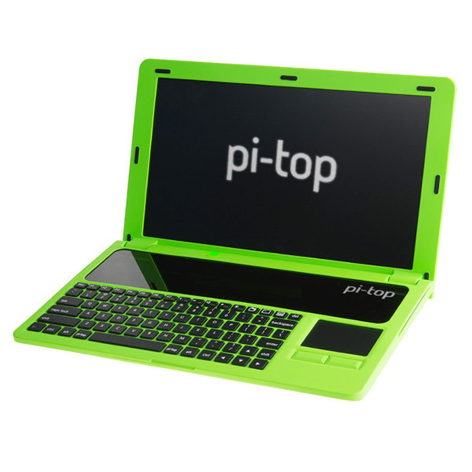Green DIY Pi-Top Laptop for Coding Enthusiasts