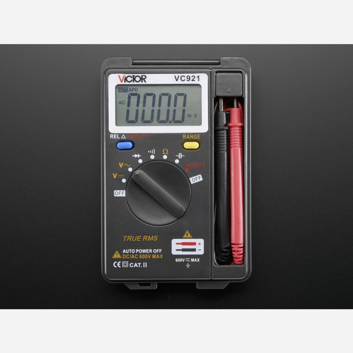 Portable Pocket-sized Autoranging Digital Multimeter for On-the-go Electrical Measurements